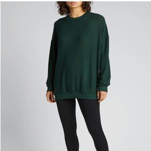 Alo Yoga Soho Pullover, Green, Size S